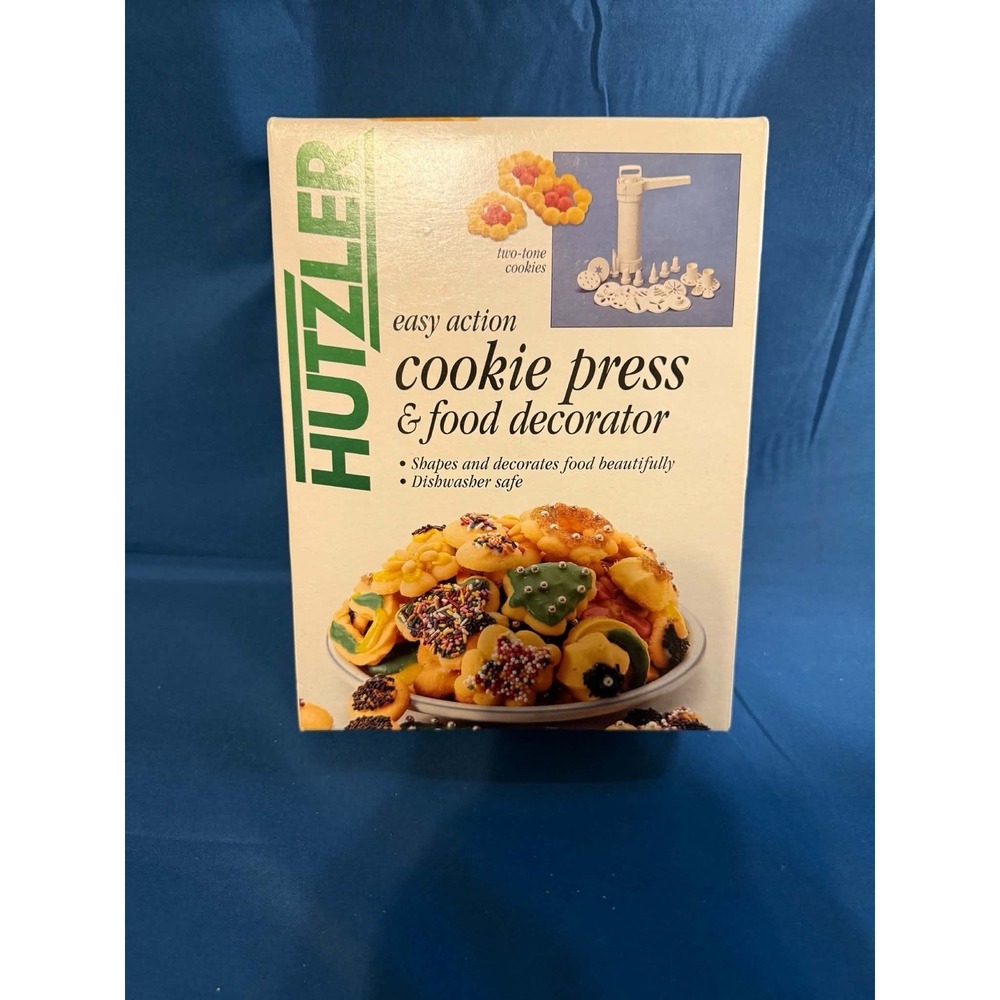 Vintage Cookie Press Hutzler Gerda Easy Action Food Decorator Spritz 1989